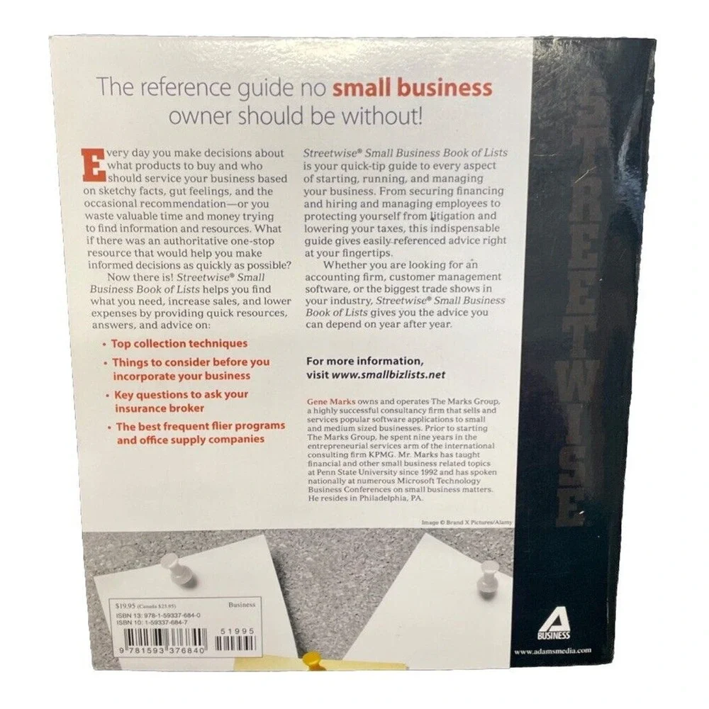 Streetwise Small‎ Business Book Of Lists